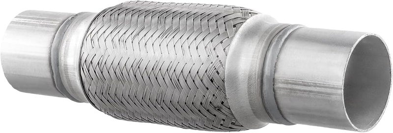 HOIGON 4PCS 2x6x10 Inch Exhaust Flex Pipe, Stainless Steel Double Braid Pipe, Heavy Duty Flex Pipe Exhaust for Commercial and Agricultural Vehicles - Image 5